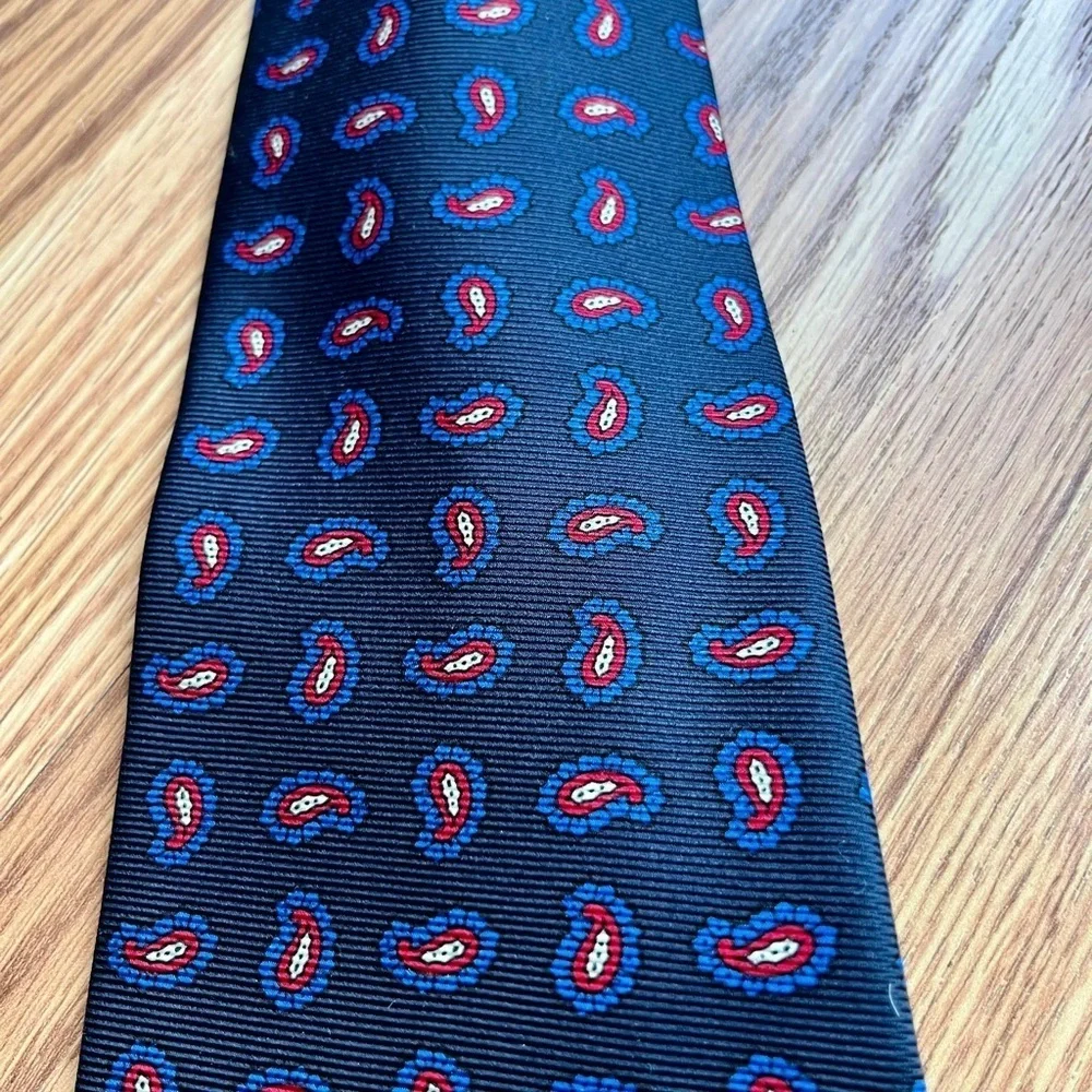 Polo Ralph Lauren Tie - Navy with Paisley
